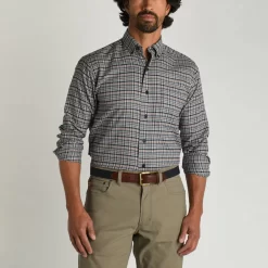 Duck Head Blanton Plaid Shirt - Stormy Blue -Selected Fashion Clothing Stores zz91792 1800x1800 58092.1633377025